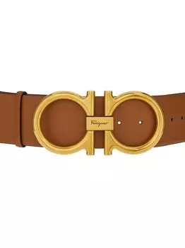 Кожаный ремень Oltre New Gancini FERRAGAMO