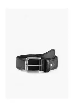 Кожаный ремень PADDOCK'S, черный