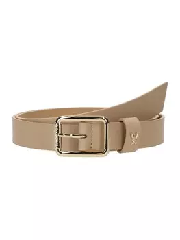 Кожаный ремень PATRIZIA PEPE Belt, бежевый