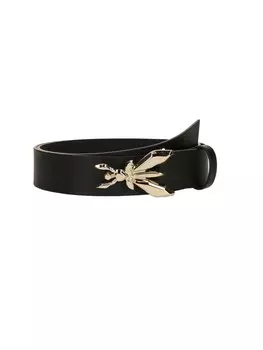 Кожаный ремень PATRIZIA PEPE Belt, черный