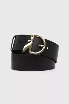 Кожаный ремень Patrizia Pepe, черный