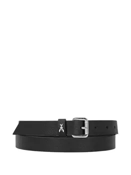 Кожаный ремень Patrizia Pepe, черный