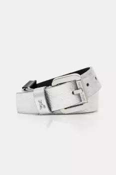Кожаный ремень Patrizia Pepe, серебряный