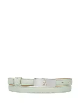 Кожаный ремень Patrizia Pepe, зеленый