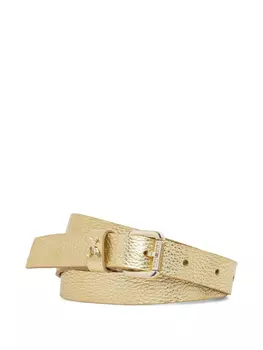 Кожаный ремень Patrizia Pepe, золотой