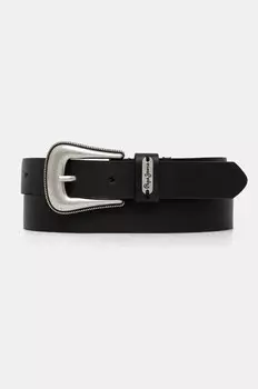 Кожаный ремень Pepe Jeans MILDRED BELT, черный