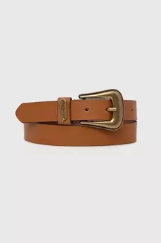 Кожаный ремень Pepe Jeans MILDRED BELT, коричневый