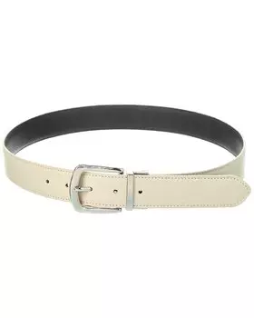 Кожаный ремень Persaman New York Beatrice13, белый