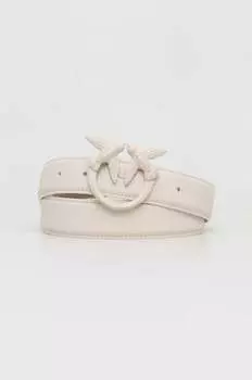Кожаный ремень Pinko, белый