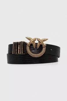 Кожаный ремень Pinko, черный