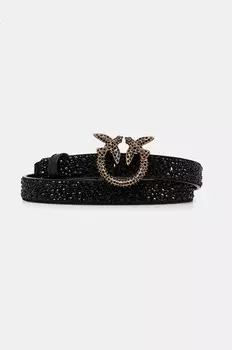 Кожаный ремень Pinko, черный