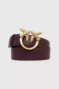 Кожаный ремень Pinko, коричневый