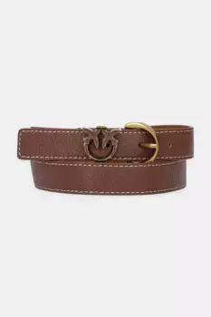 Кожаный ремень Pinko, коричневый
