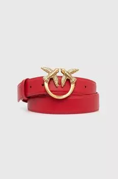 Кожаный ремень Pinko, красный