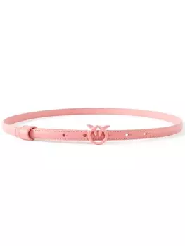Кожаный ремень PINKO Love Berry H1, розовый