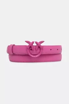 Кожаный ремень Pinko, розовый