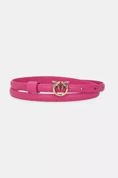 Кожаный ремень Pinko, розовый
