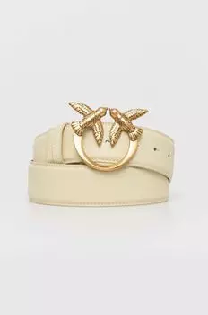 Кожаный ремень Pinko, желтый