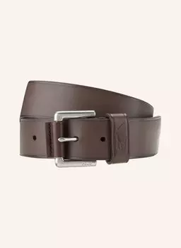 Кожаный ремень Polo Ralph Lauren, коричневый