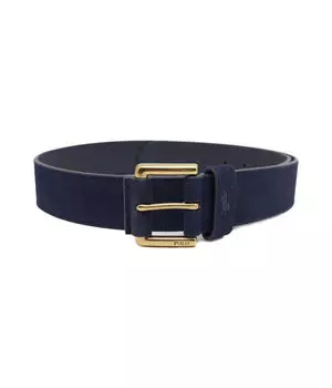 Кожаный ремень Polo Ralph Lauren, синий