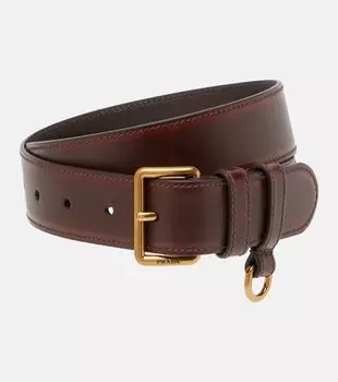 Кожаный ремень Prada, Ebano