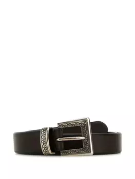 Кожаный ремень Prada, коричневый