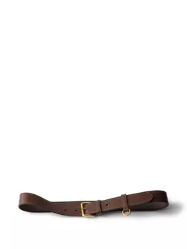 Кожаный ремень Prada, коричневый
