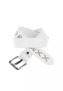 Кожаный ремень простого дизайна CIPO & BAXX, белый