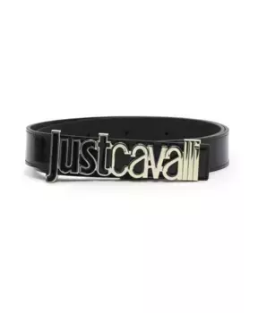 Кожаный ремень R Roberto Cavalli, черный