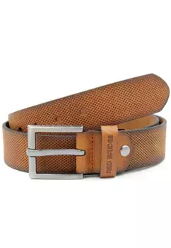 Кожаный ремень RedBridge "Frisco" простого дизайна, коричневый
