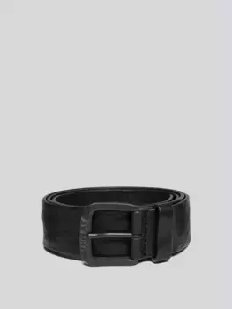 Кожаный ремень Replay, черный