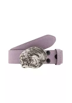 Кожаный ремень RETTUNGSRING by showroom 019° Belt Alaska, фиолетовый
