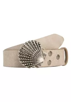 Кожаный ремень RETTUNGSRING by showroom 019° Belt Muschel, коричневый
