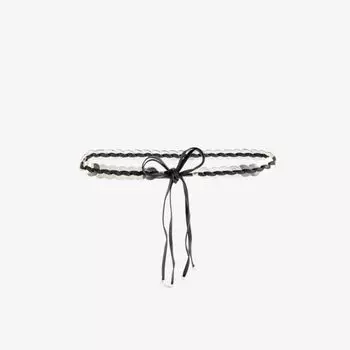 Кожаный ремень с диском Isabel Marant, черный