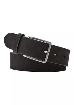 Кожаный ремень s.Oliver Belt, черный