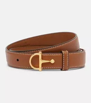 Кожаный ремень с подвеской Horsebit Gucci, Sundial