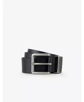Кожаный ремень с пряжкой AXE и логотипом Armani Exchange