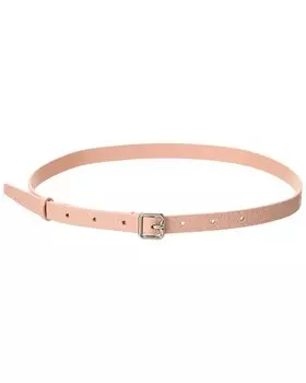 Кожаный ремень с пряжкой Burberry B, розовый