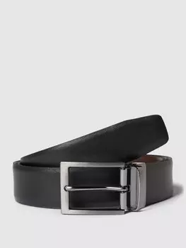Кожаный ремень с пряжкой Christian Berg, черный