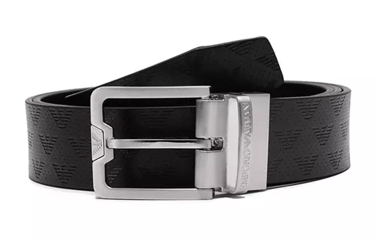 Кожаный ремень с пряжкой EMPORIO ARMANI