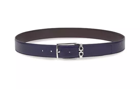 Кожаный ремень с пряжкой Ганчини Ferragamo