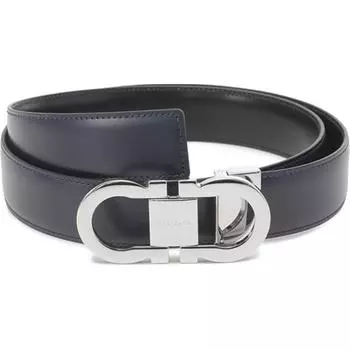 Кожаный ремень с пряжкой Ганчини Ferragamo