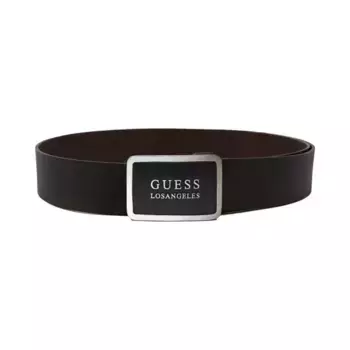 Кожаный ремень с винтажным эффектом Guess, коричневый
