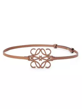 Кожаный ремень с вырезом Anagram Loewe
