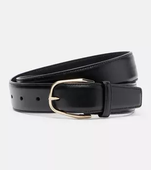 Кожаный ремень Saint Laurent, черный