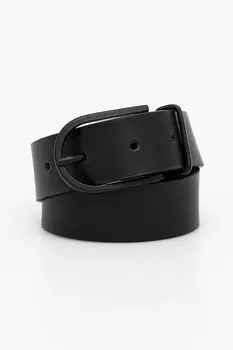 Кожаный ремень Sisley, черный