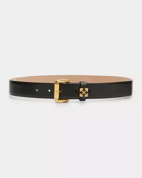 Кожаный ремень со стрелой Off-White