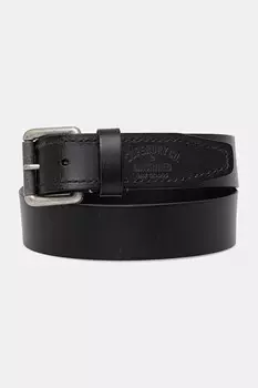 Кожаный ремень Superdry, черный