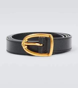 Кожаный ремень Tom Ford, черный