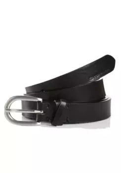 Кожаный ремень TOM TAILOR "TTNELLY", женский ремень шириной 2 см, модный универсальный, черный